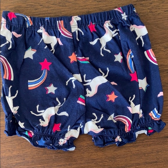 Carter’s 3 Piece Unicorn Short set NWT - Picture 7 of 8
